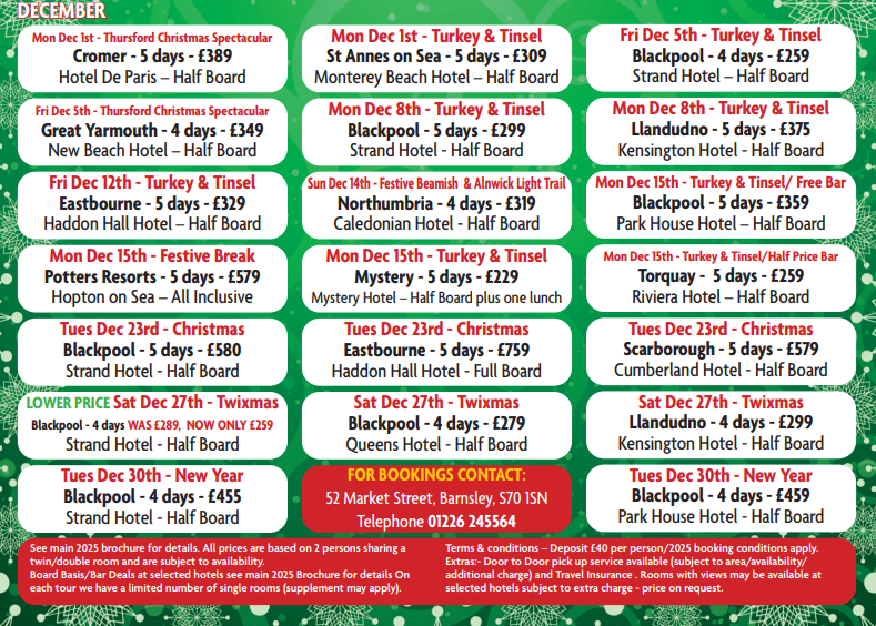 TURKEY & TINSEL DECEMBER